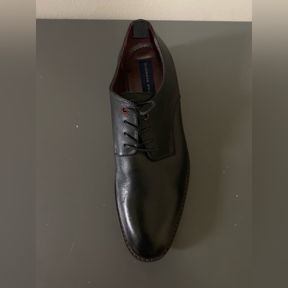 NWOT Giorgio Brutini Solid Black 177231 Lace Up Dress Shoes  Men's Size 11M - Picture 5 of 14